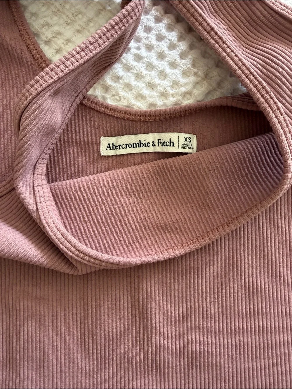 Abercrombie & Fitch Sleeveless Mauve Tank Maxi Dress